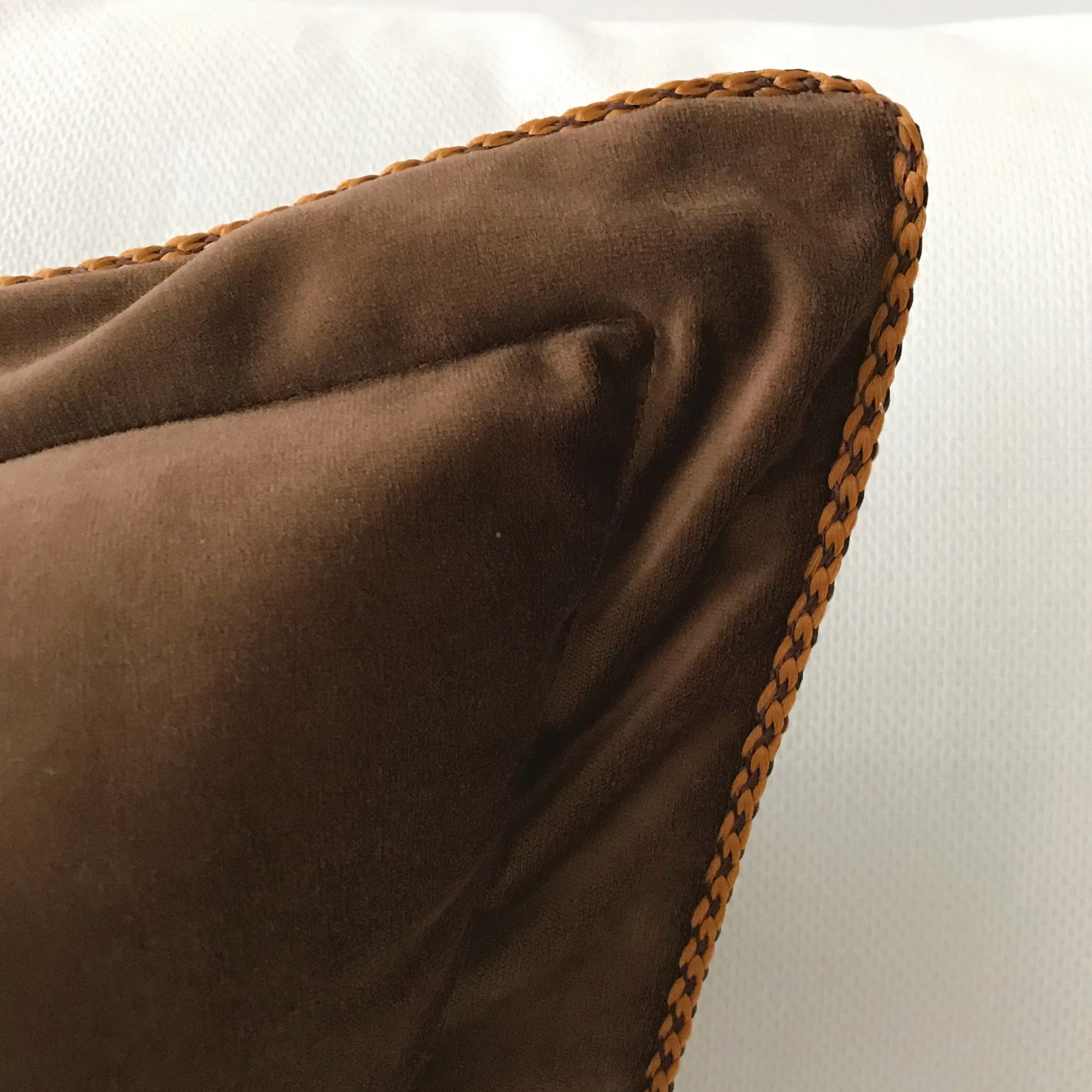 Chocolate Velvet Standard Sham 20x27