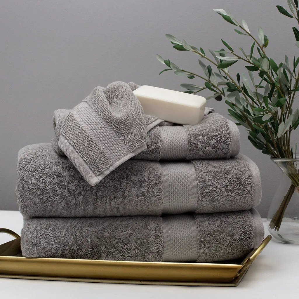 Classic Grey Towel Spa Bundle (2 Wash   2 Hand   4 Bath Towels)