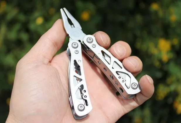 Combination pincers pliers grip Multi Tool pliers forceps tongs Folding blade Outdoor Survival camping knife