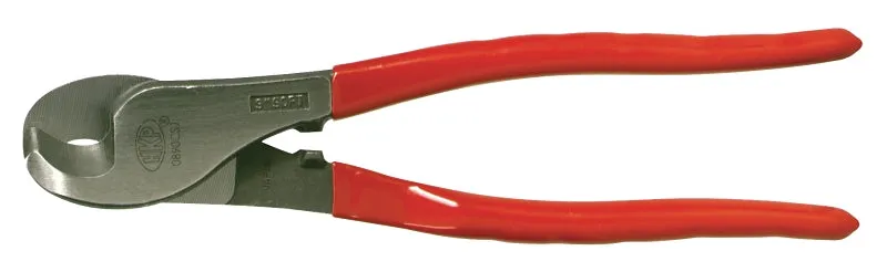 Crescent 0890CSJ Cable Cutter, 9-1/2 in OAL, Alloy Steel Jaw, Non-Slip Grip Handle, Red Handle :CD: QUANTITY: 1