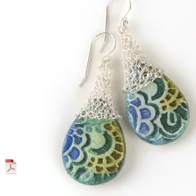 Crocheted drop earrings - from PCA 2017