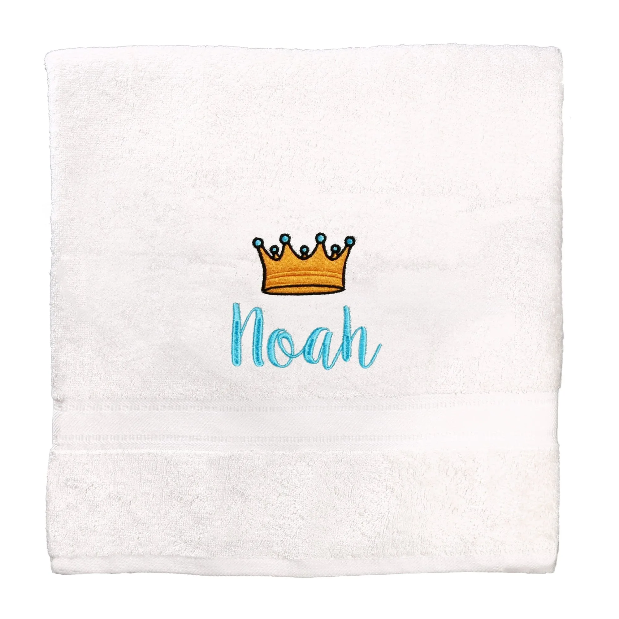 Crown Design Bath Towel