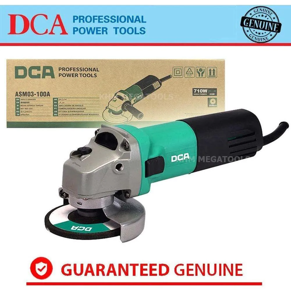 DCA ASM03-100A Angle Grinder 4" 710W