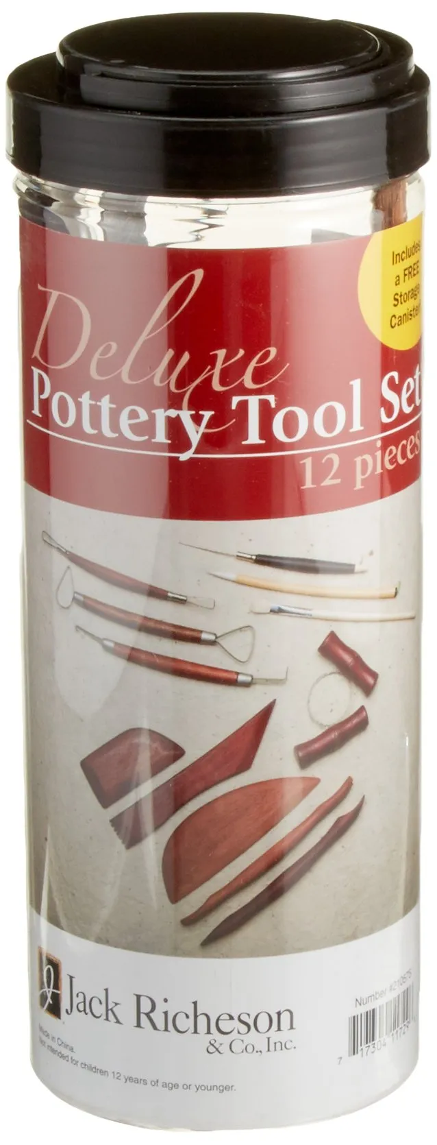 Deluxe 12 Piece Basic Potters Assortment (Jack Richeson)