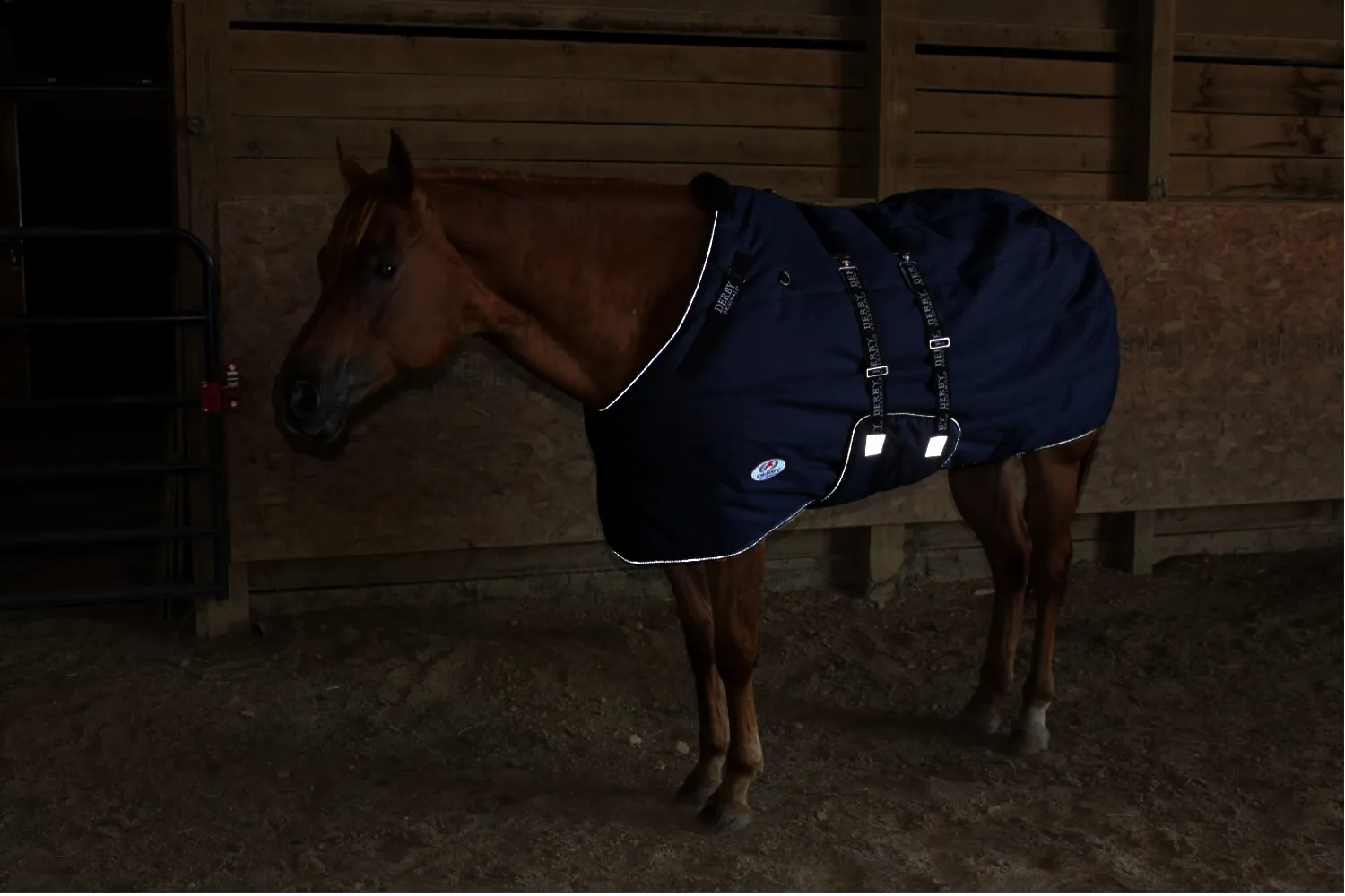 Derby Originals Nordic Tough Closed Front 1200D Reflective Winter Horse Stable Blanket 300g Heavy Weight 1 Year Warranty