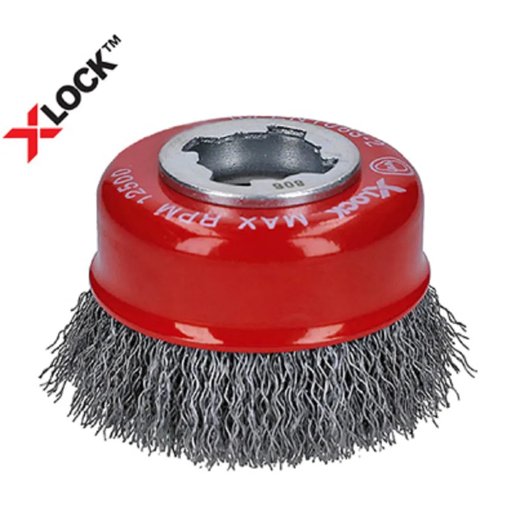 Diablo DPB300XCCC01F X-Lock Crimped Cup Brush, Metal, 3 Inch