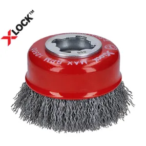 Diablo DPB300XCCC01F X-Lock Crimped Cup Brush, Metal, 3 Inch