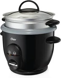 Diamond Force 6 Cup Nonstick  Electric Rice Cooker - Black