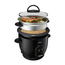 Diamond Force 6 Cup Nonstick  Electric Rice Cooker - Black