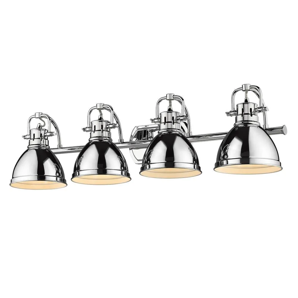 Duncan CH 4 Light Bath Vanity CHROME SHADE