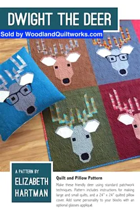 Dwight the Deer Quilt Pattern by Elizabeth Hartman