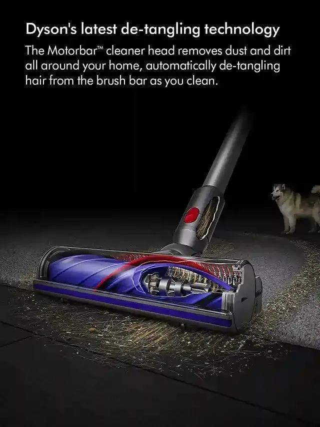 Dyson V11 Cordless Vacuum Cleaner, Nickel/Blue With up to 60 minutes run time