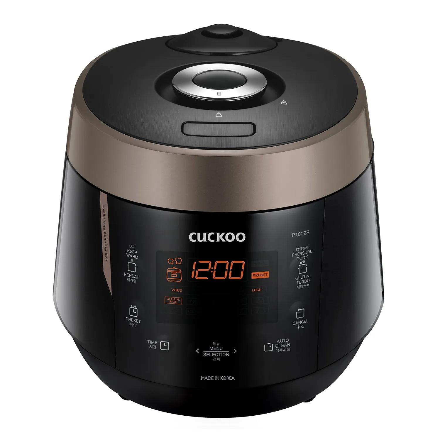 Electric Pressure Rice Cooker Black (CRP-P1009SB) 10 Cups