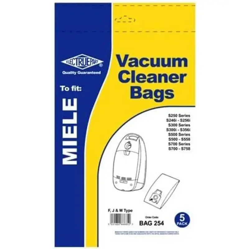 Electruepart Miele Vacuum Cleaner Hoover Bags - GN & FJM Type Available - 5 Pack