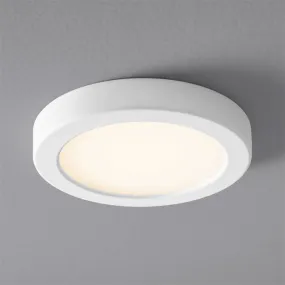 Elite 7" LED Ceiling Mount - White