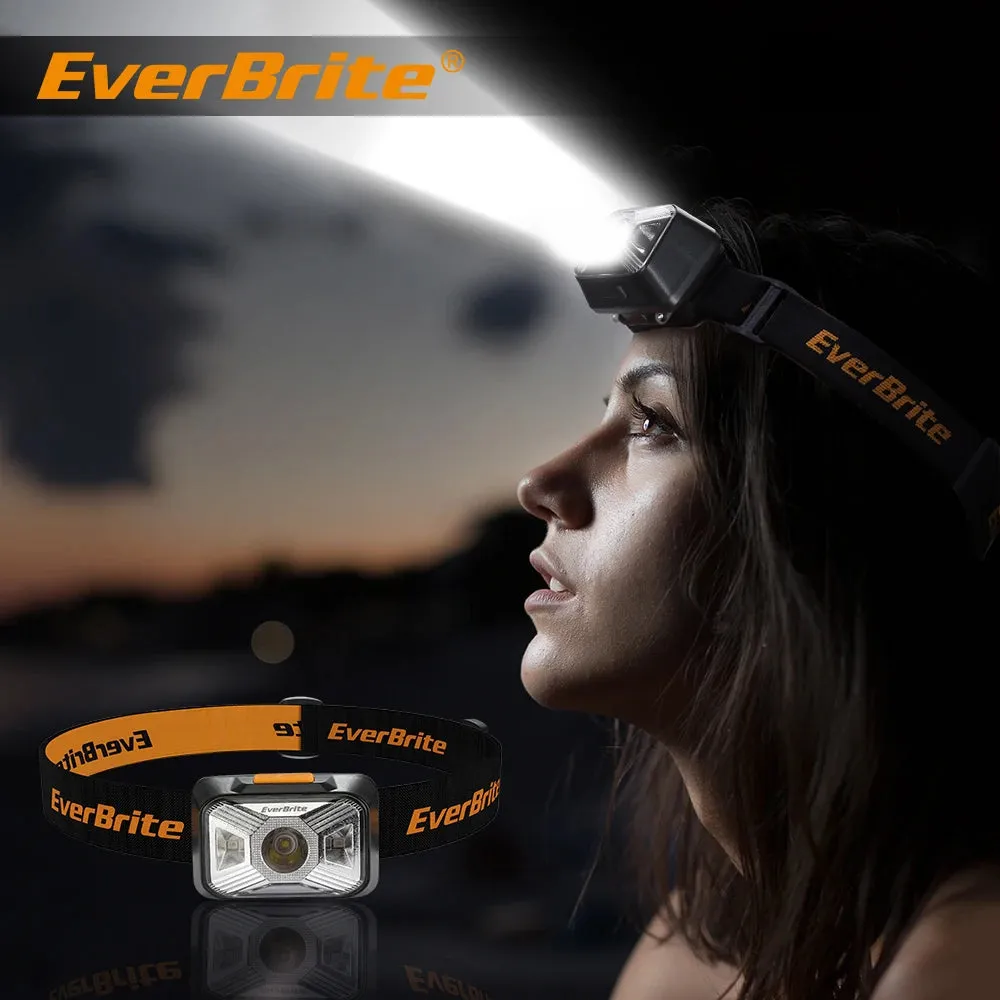 EverBrite LED Headlamp 4 Lighting Modes Headlamp IPX4 Water Resistant Perfect for Running Camping Hiking USB Rechargeable