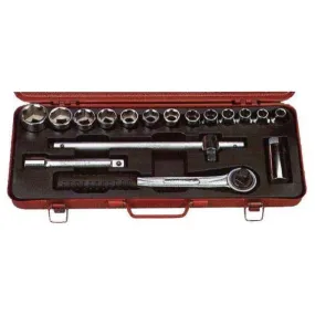 Flag F418M 1/2" Drive Socket Wrench Set Metric (18pcs)