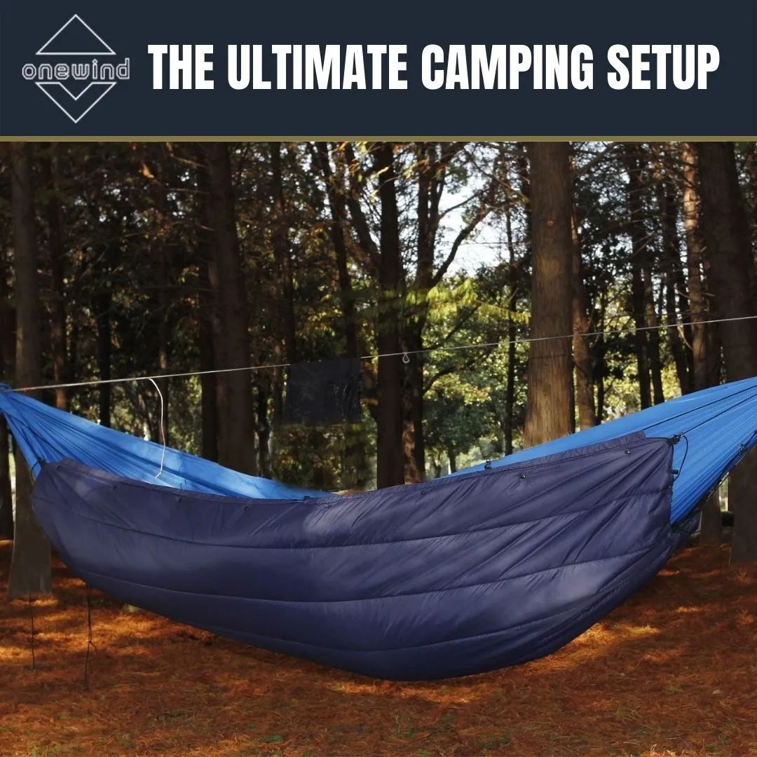 Flare Hammock Underquilt and Blanket Combo