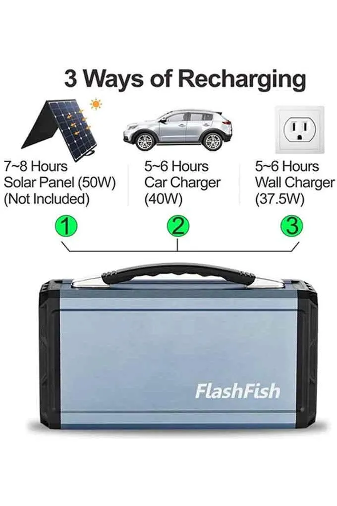 FlashFish G300 300W Solar Generator