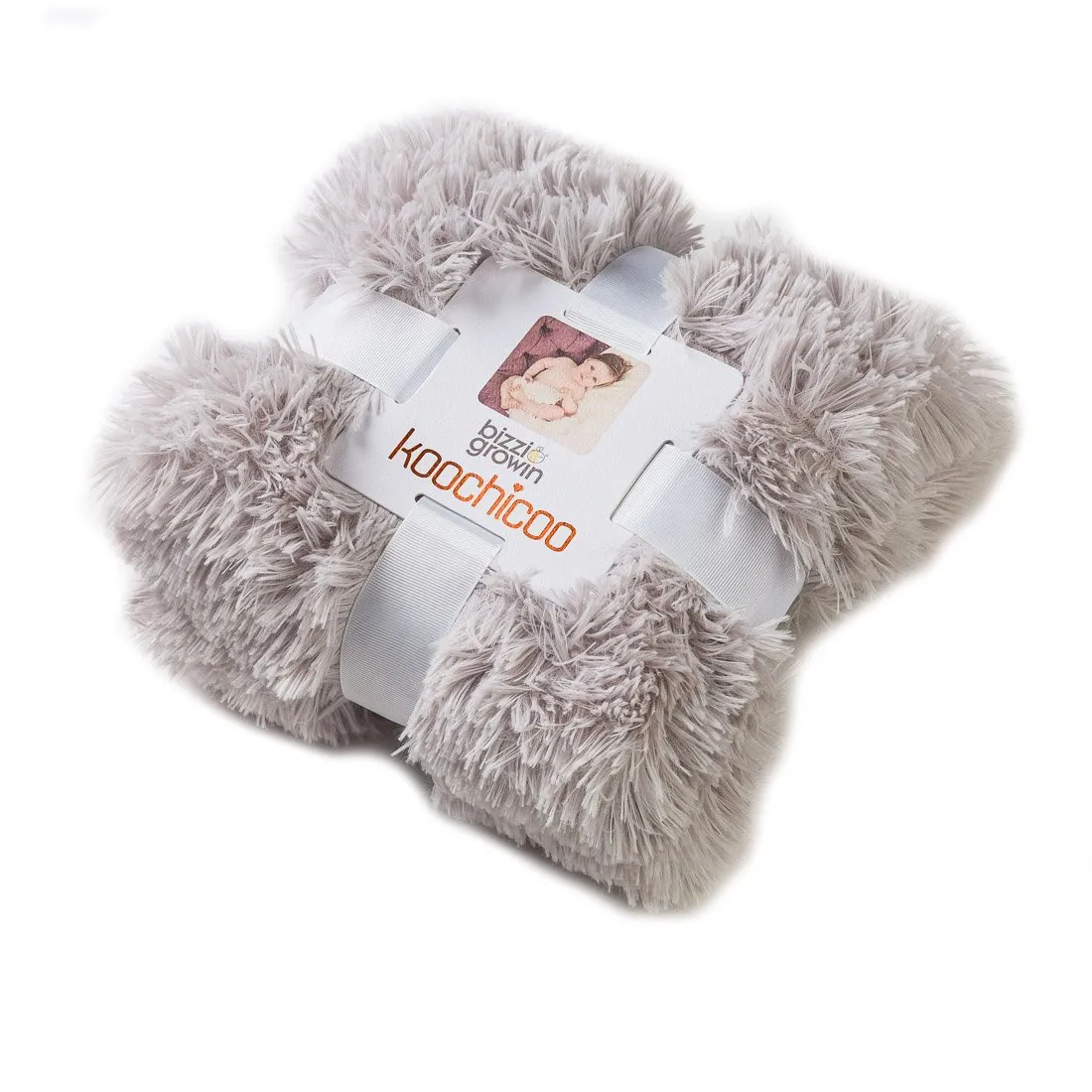 Fluffy Baby Blanket - Whisper Grey - Koochicoo™️