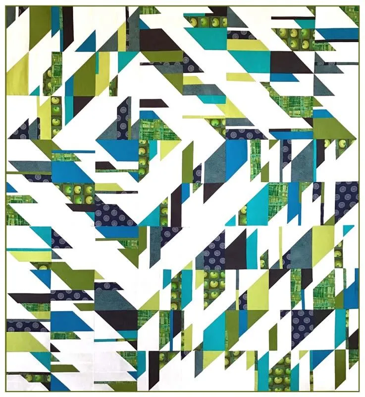 Fractured Modern Quilt Pattern - BAB 16