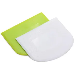 Funki Buys | Cooking Scrapers | Plastic Cake Spatula Dough Scraper