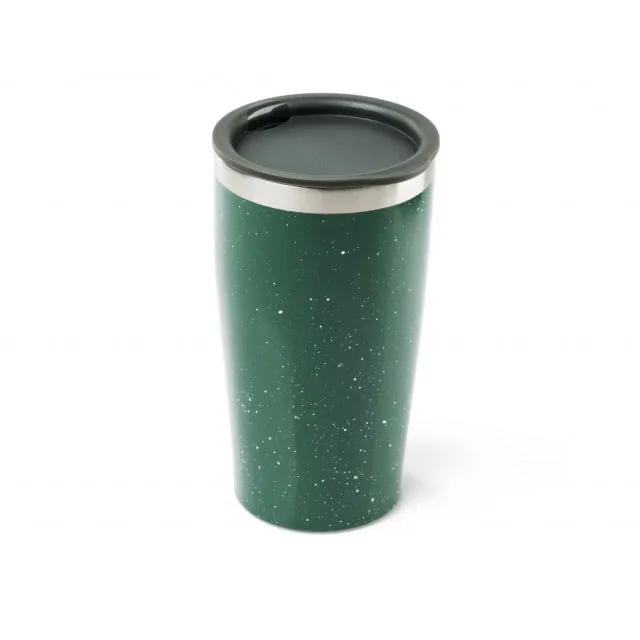 Glacier Stainless 16 Fl. Oz. Vacuum Tumbler- Green Spec