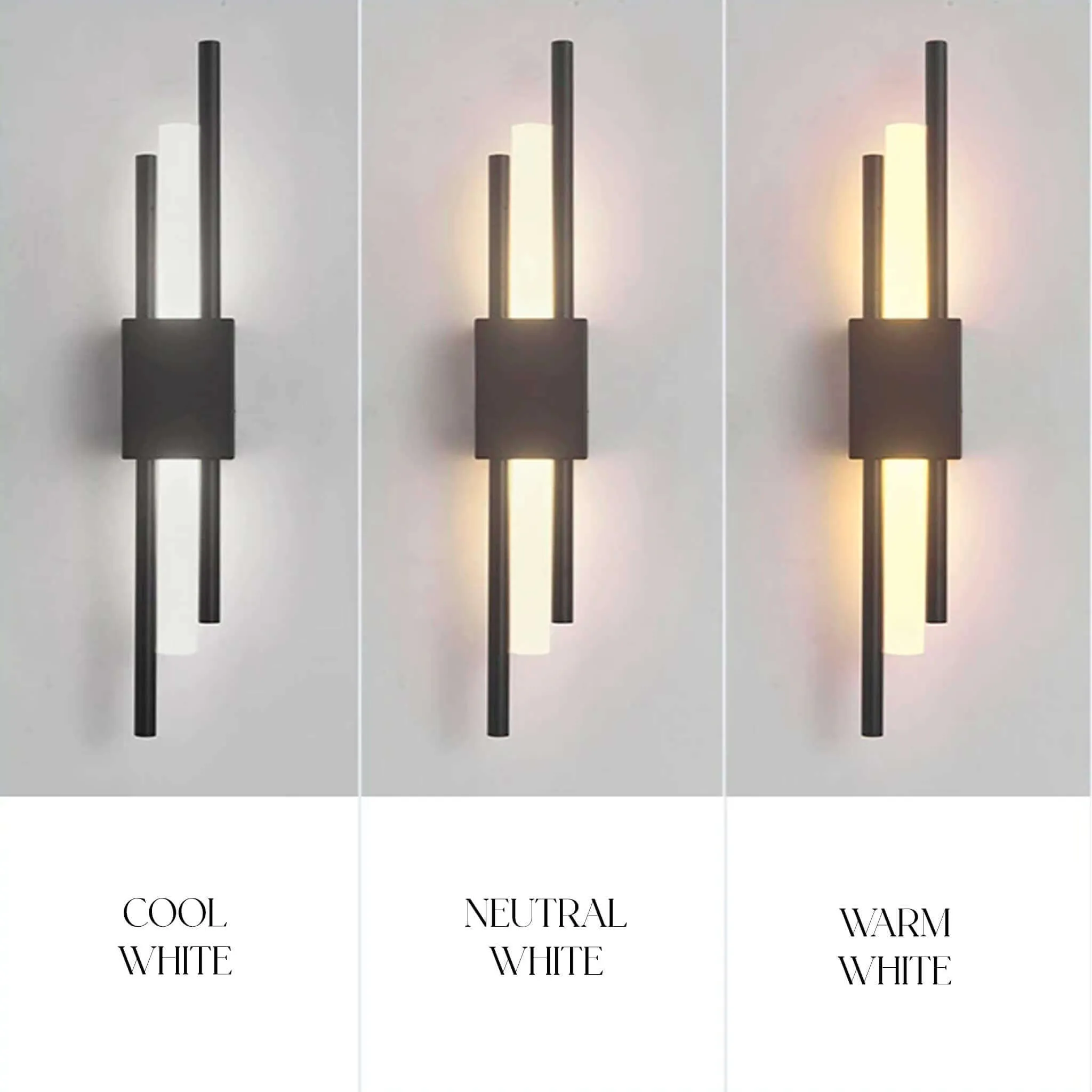 Glitch Wall Light • Black • Battery • 2 Pack