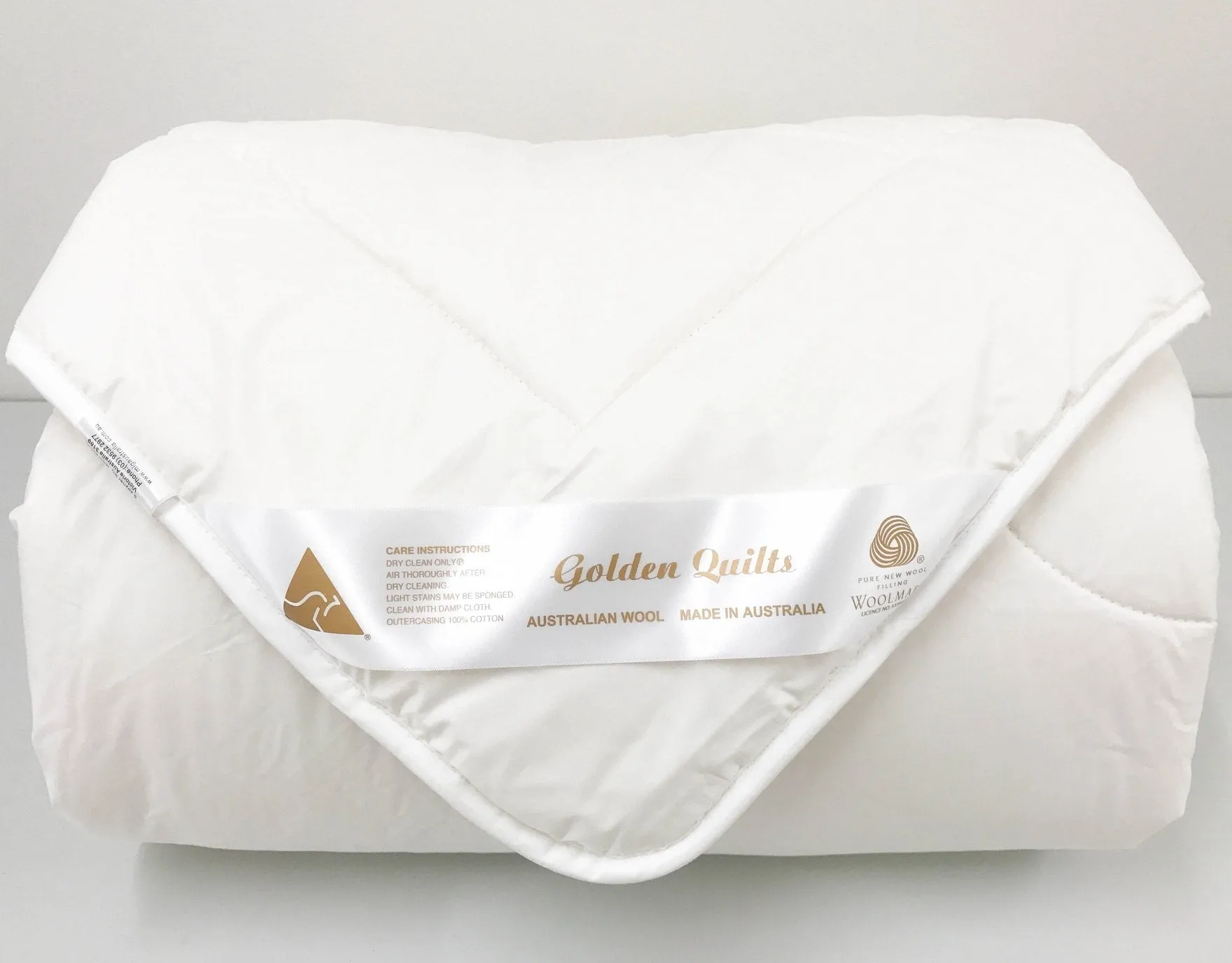 Golden Quilts WASHABLE WOOL BLEND QUILT 350GSM