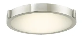 Halo 13" Low Profile Frosted Glass Flush-Mount