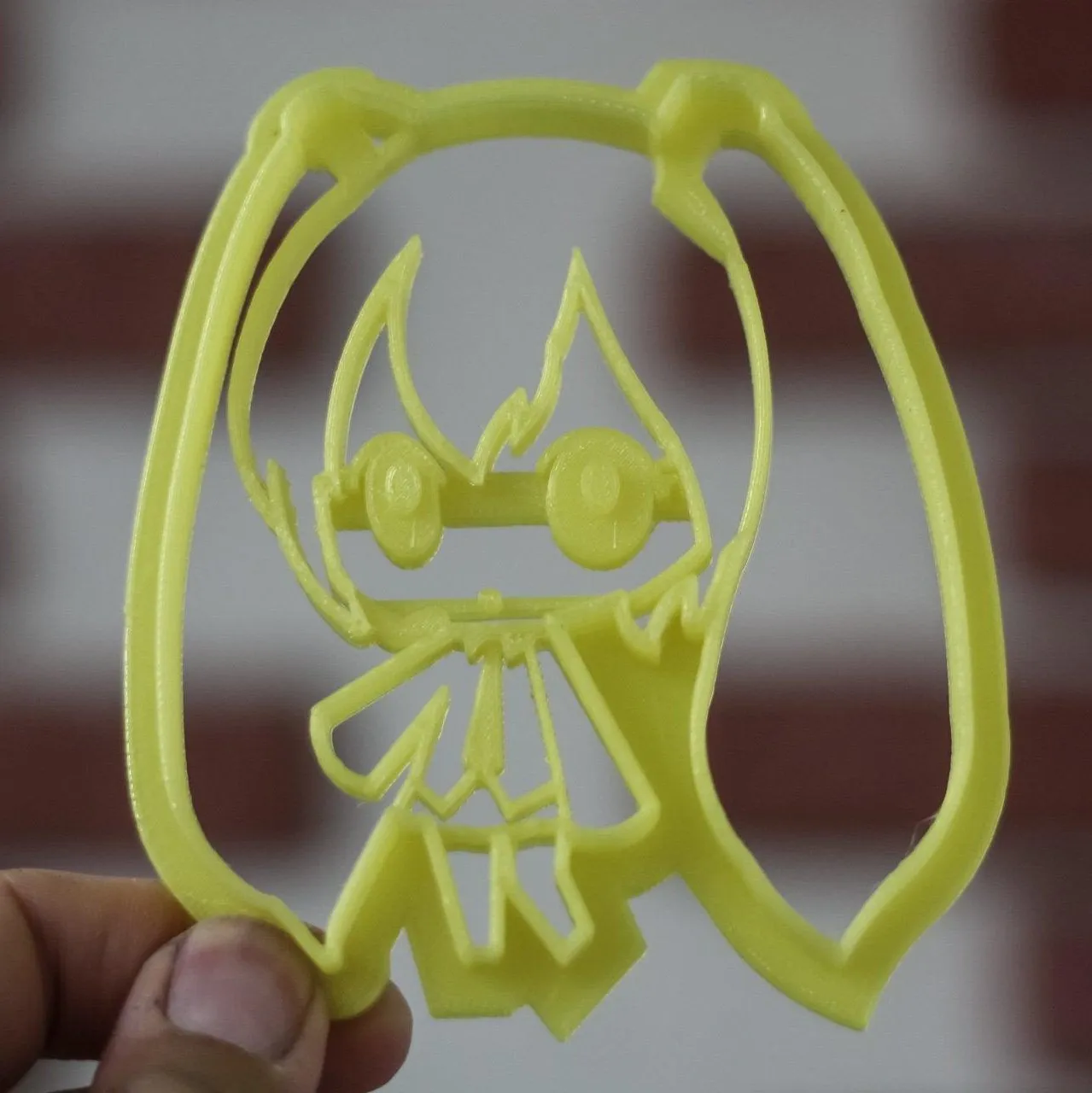 Hatsune Miku Cookie Cutter - Anime-Inspired Custom Biscuit and Fondant Cutter