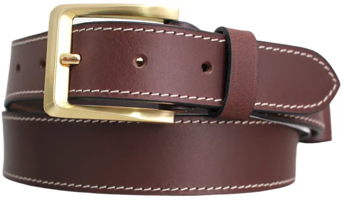 Hide & Chic Stockman’s Leather Knife Belt with Knife pouch. Black or Brown. Style: 41014