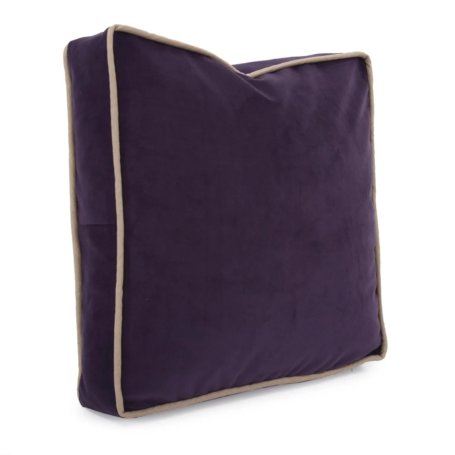 Howard Elliott Collection 20 Gusseted Pillow  Bella Eggplant - Down Insert