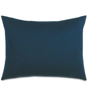 Indigo Matelassé Standard Sham 20x27