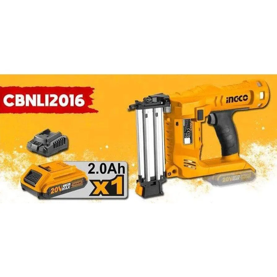 Ingco CBNLI2016 Cordless Brad Nailer Kit