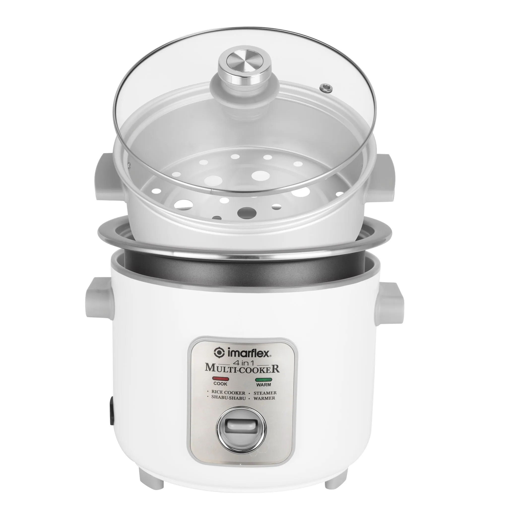 IRC-22LC IMARFLEX 2.2L 4-IN-1 WHT CERAMIC MULTI-COOKER