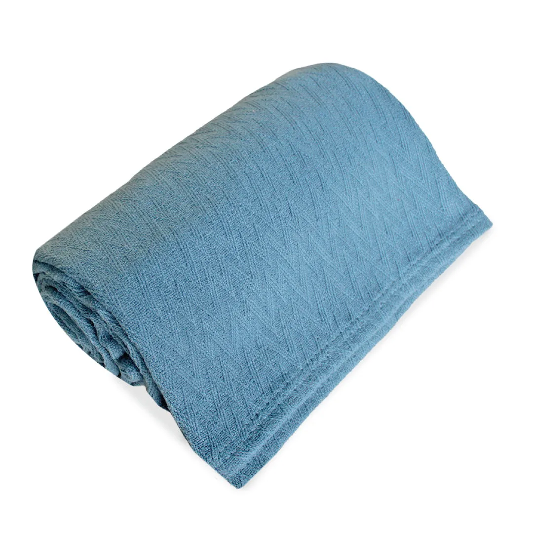 Jean Perry Thermal Blanket - 100% Cotton