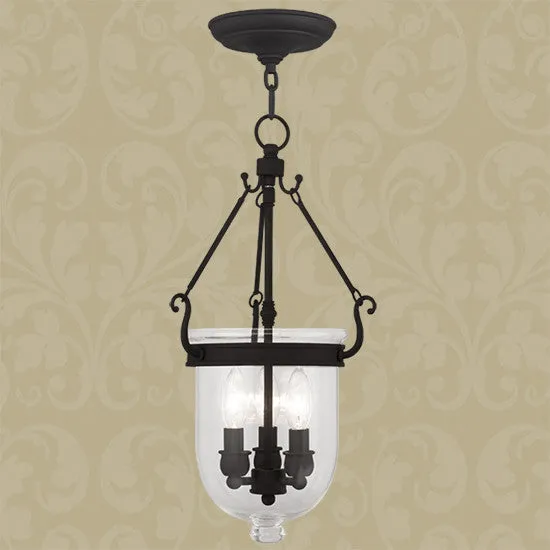 JEFFERSON 3 LIGHT MINI PENDANT, BLACK