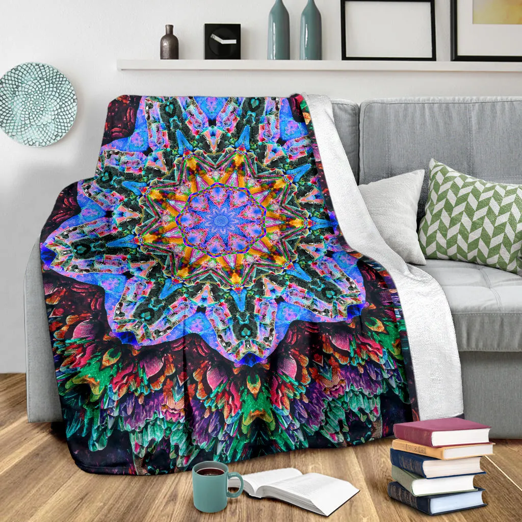 Kaleidos IV | Microfleece Blanket | Makroverset