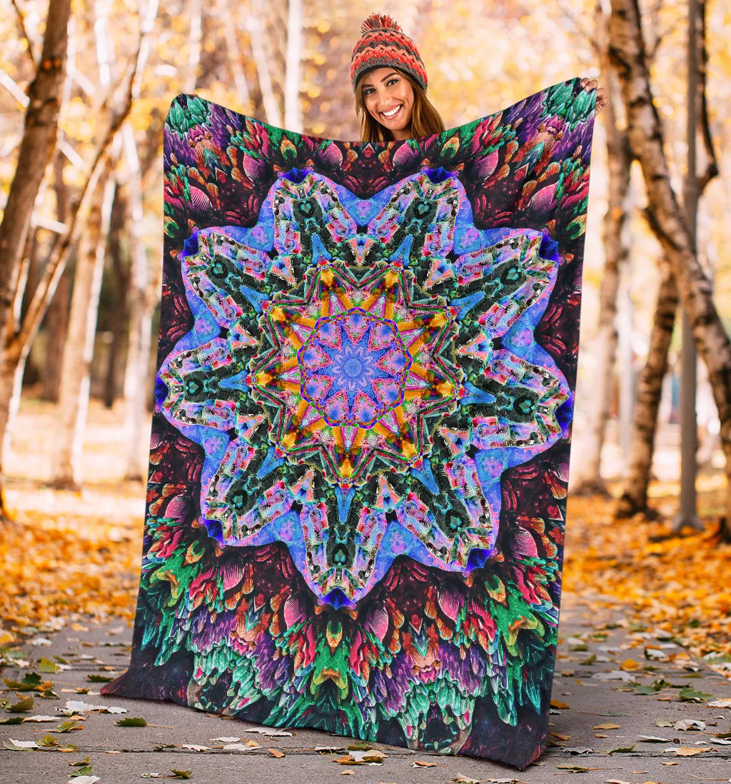 Kaleidos IV | Microfleece Blanket | Makroverset