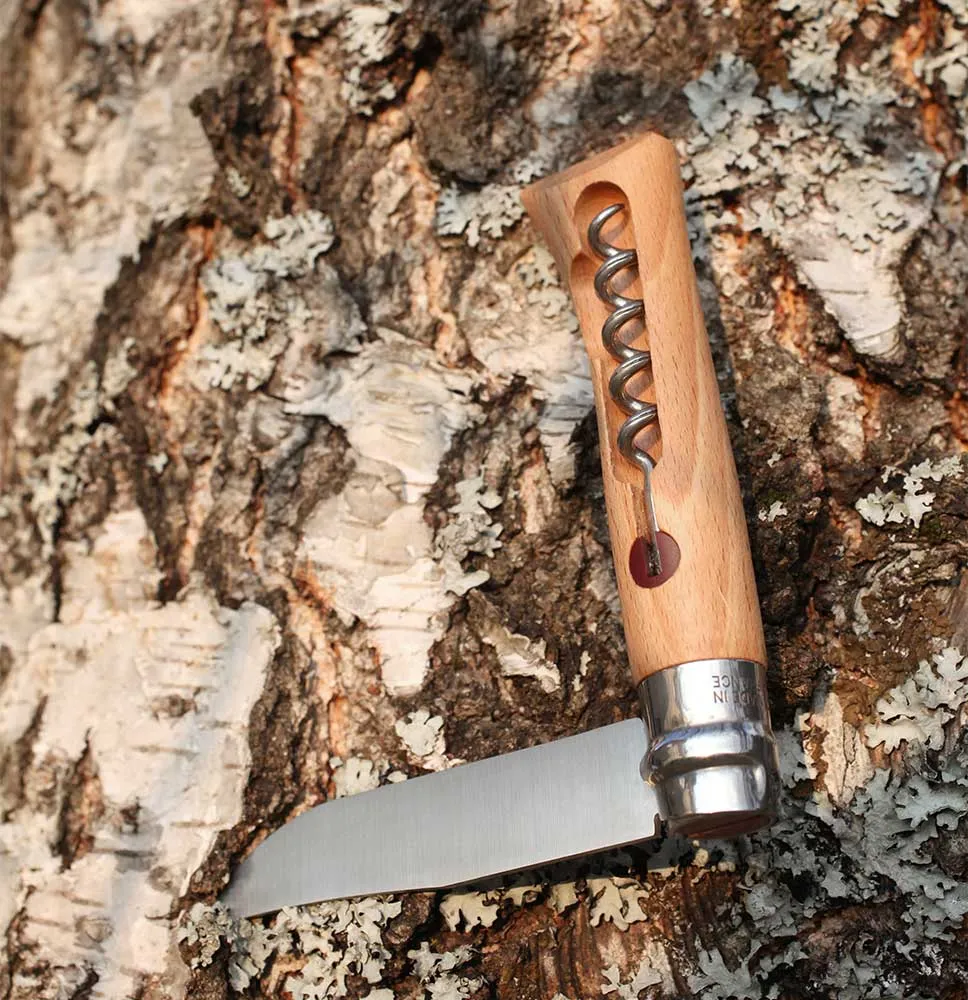 KNIFE OPINEL CORKSCREW AND CHEESE KNIFE