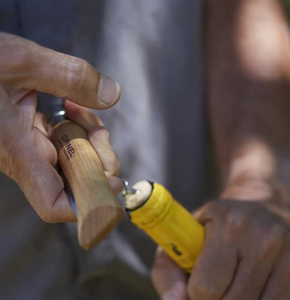 KNIFE OPINEL CORKSCREW AND CHEESE KNIFE