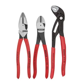 Knipex 9K 00 80 157 US 3/32 in 2 in (Round) 1-3/4 in (Hex) Chrome Vanadium Steel Pro Pliers Set