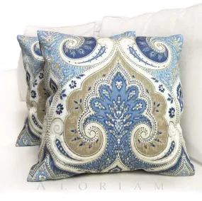 Kravet Latika Delta Paisley Medallion Pillow Cover