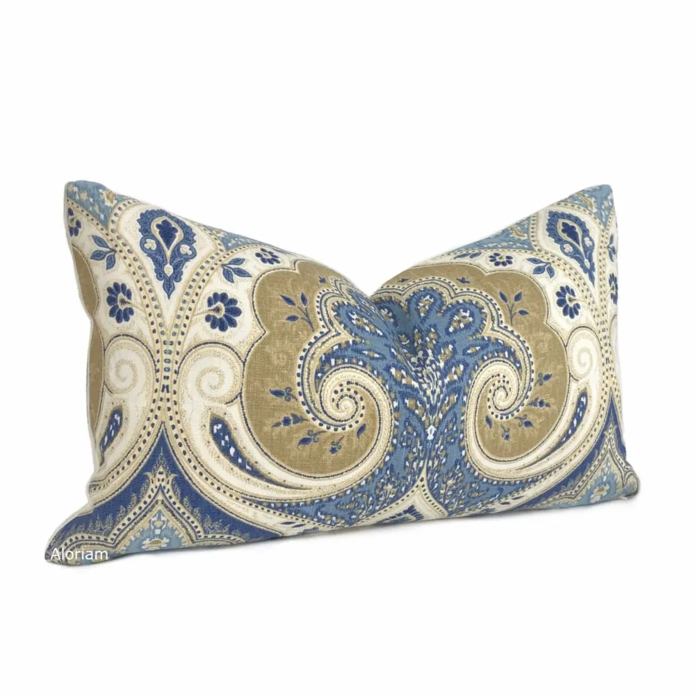 Kravet Latika Delta Paisley Medallion Pillow Cover