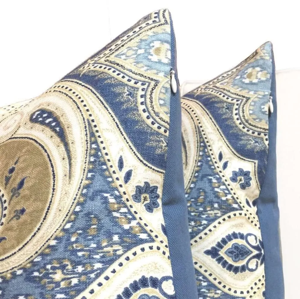 Kravet Latika Delta Paisley Medallion Pillow Cover