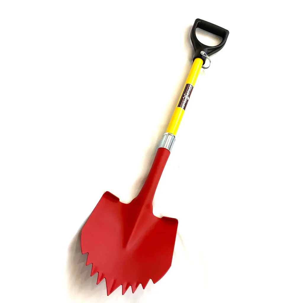 Krazy Beaver Shovel - Red Textured Head/Yellow Handle