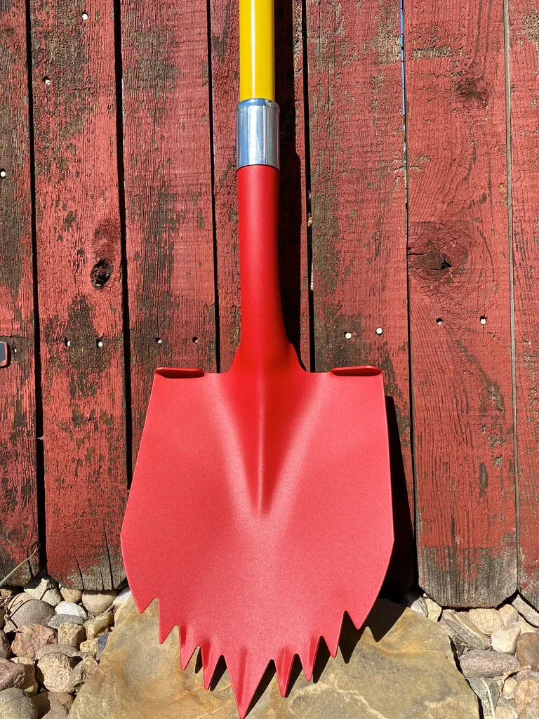 Krazy Beaver Shovel - Red Textured Head/Yellow Handle