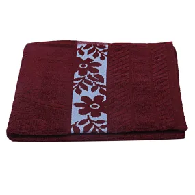 Kuber Industries 100% Cotton Bath Towel 27" x54” (Maroon) -CTKTC28902