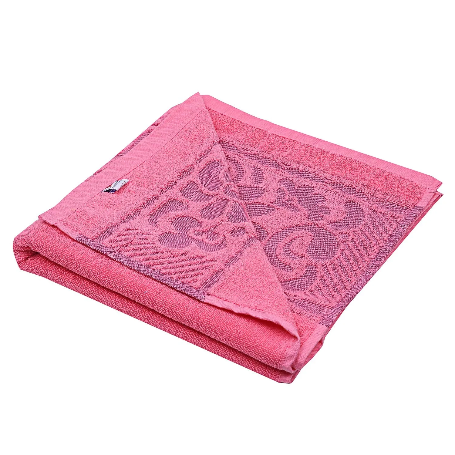 Kuber Industries Cotton Bath Towel (30"x60", Pink, Full Size, 2 Pieces)-CTKTC29900